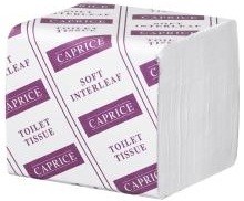 TOILET TISSUE INTERLEAVED 2 PLY (36 PACKS X 250 SHEETS) - CAPRICE 245CW